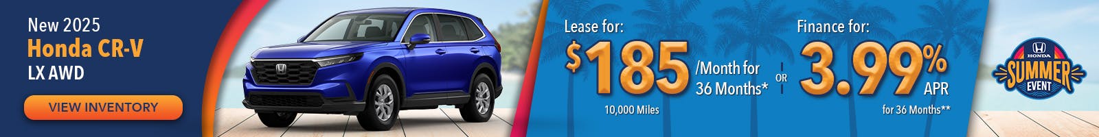 New 2025 Honda CR-V LX AWD
