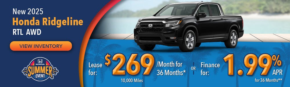 New 2025 Honda Ridgeline RTL AWD | Lundgren Honda of Greenfield