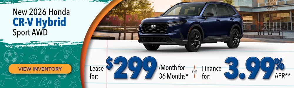 New 2026 Honda CR-V Hybrid Sport AWD | Lundgren Honda of Greenfield