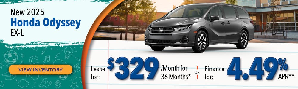 New 2025 Honda Odyssey EX-L | Lundgren Honda of Greenfield
