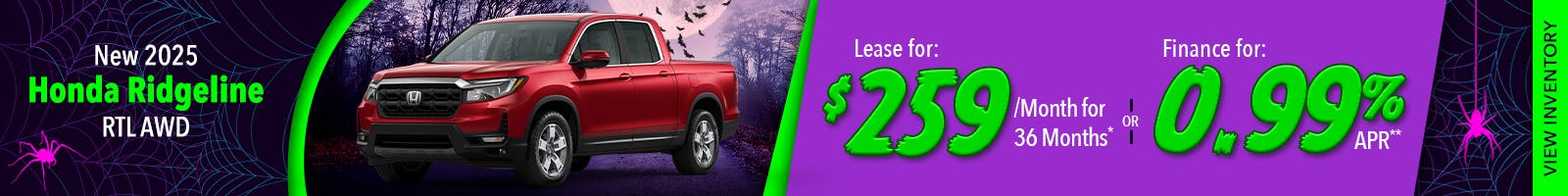 New 2025 Honda Ridgeline RTL AWD