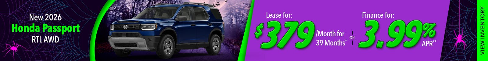 New 2026 Honda Passport RTL AWD