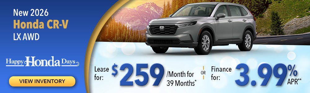 New 2026 Honda CR-V LX AWD | Lundgren Honda of Greenfield