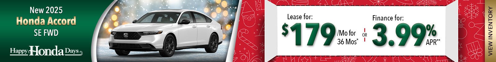 New 2025 Honda Accord SE FWD