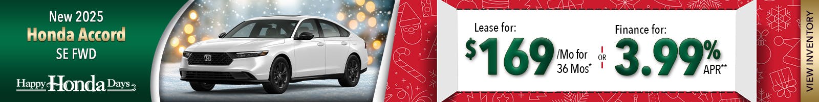 New 2025 Honda Accord SE FWD