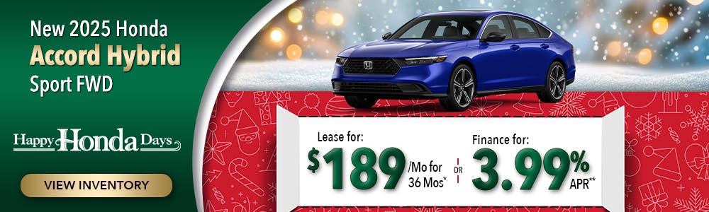 New 2025 Honda Accord Hybrid Sport FWD | Lundgren Honda of Greenfield