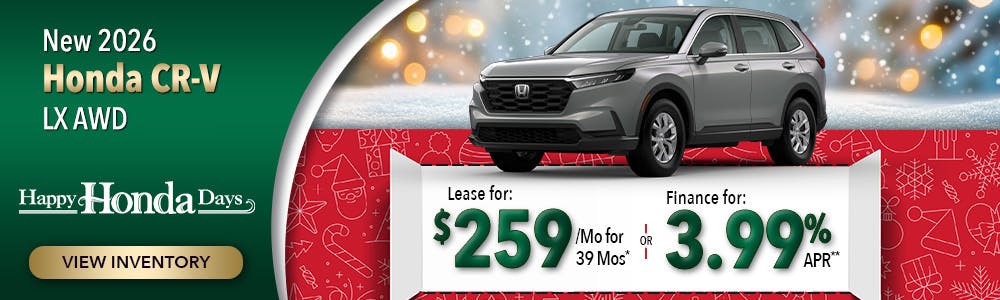 New 2026 Honda CR-V LX AWD | Lundgren Honda of Greenfield