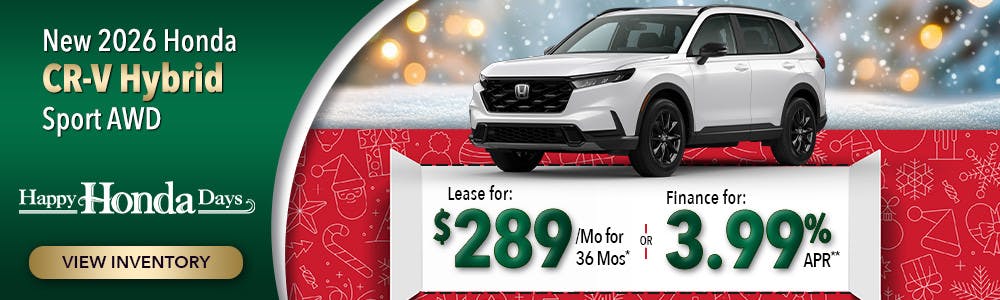 New 2026 Honda CR-V Hybrid Sport AWD | Lundgren Honda of Greenfield