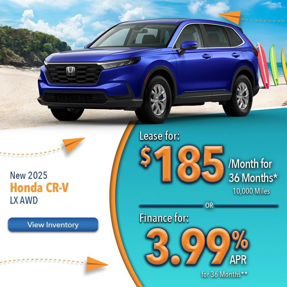 New 2025 Honda CR-V LX AWD | Lundgren Honda of Greenfield