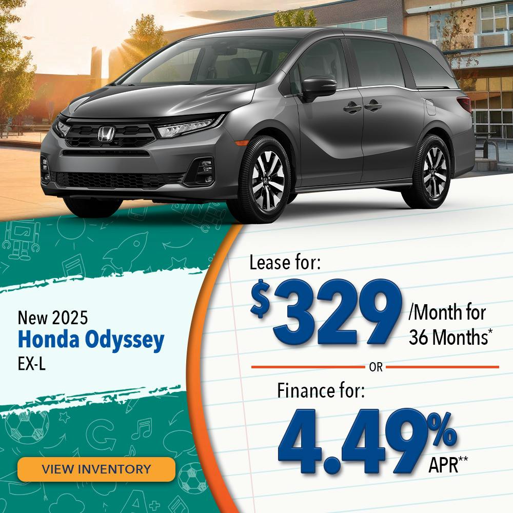 New 2025 Honda Odyssey EX-L | Lundgren Honda of Greenfield