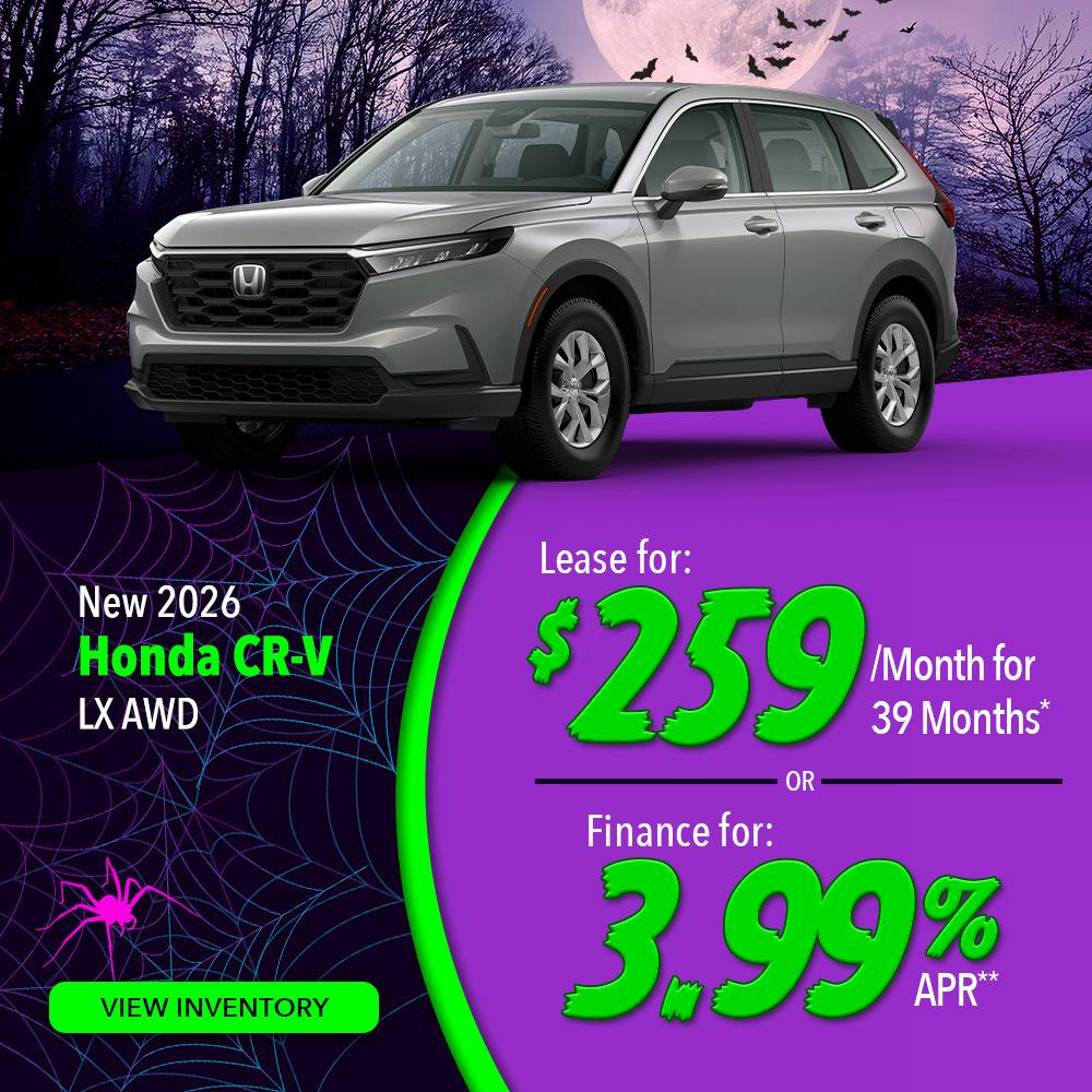 New 2026 Honda CR-V LX AWD | Lundgren Honda of Greenfield