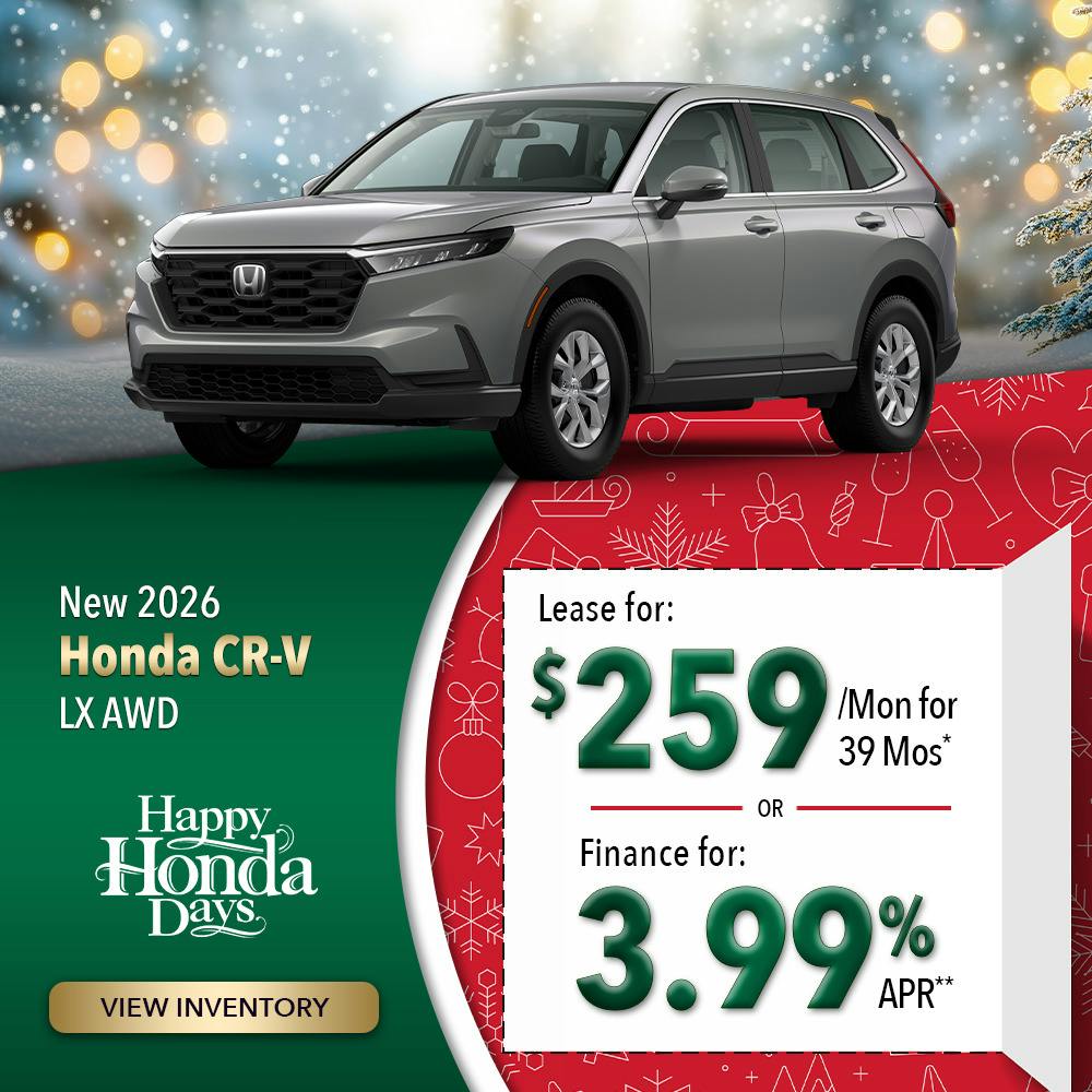 New 2026 Honda CR-V LX AWD | Lundgren Honda of Greenfield