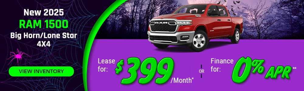 New 2025 RAM 1500 Big Horn/Lone Star 4X4 | Lundgren Rutland