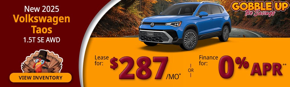 New 2025 Volkswagen Taos 1.5T SE AWD | Lundgren Rutland