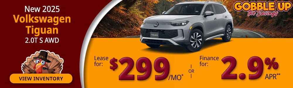 New 2025 Volkswagen Tiguan 2.0T S AWD | Lundgren Rutland