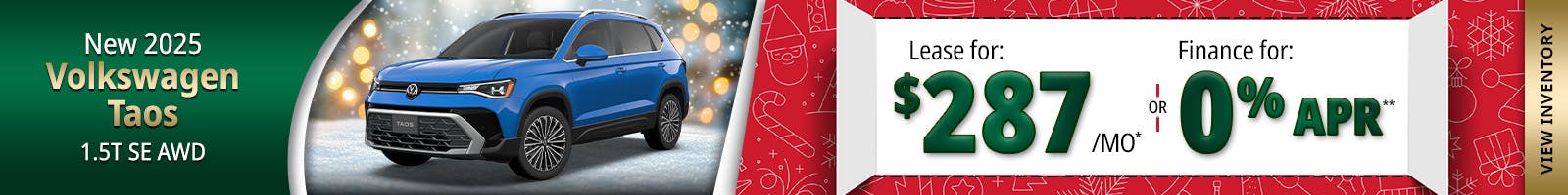 New 2025 Volkswagen Taos 1.5T SE AWD