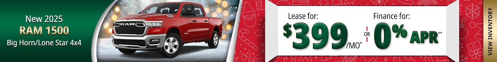 New 2025 RAM 1500 Big Horn/Lone Star 4X4