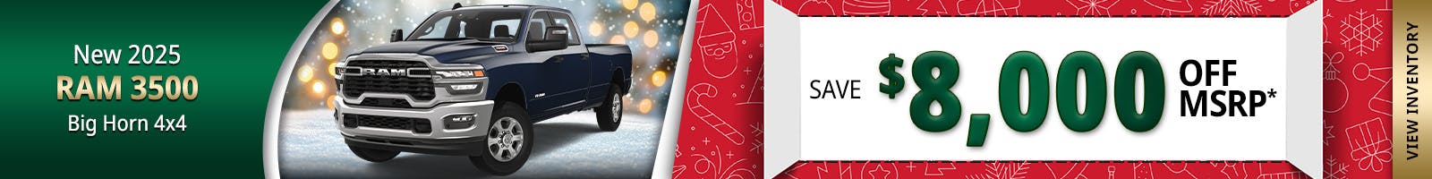 New 2025 Ram 3500 Big Horn 4X4