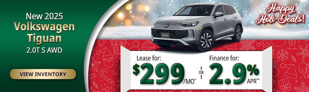 New 2025 Volkswagen Tiguan 2.0T S AWD | Lundgren Rutland