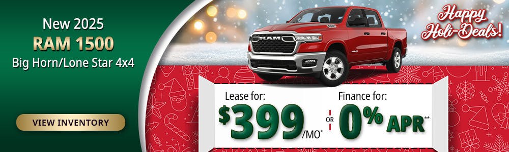 New 2025 RAM 1500 Big Horn/Lone Star 4X4 | Lundgren Rutland