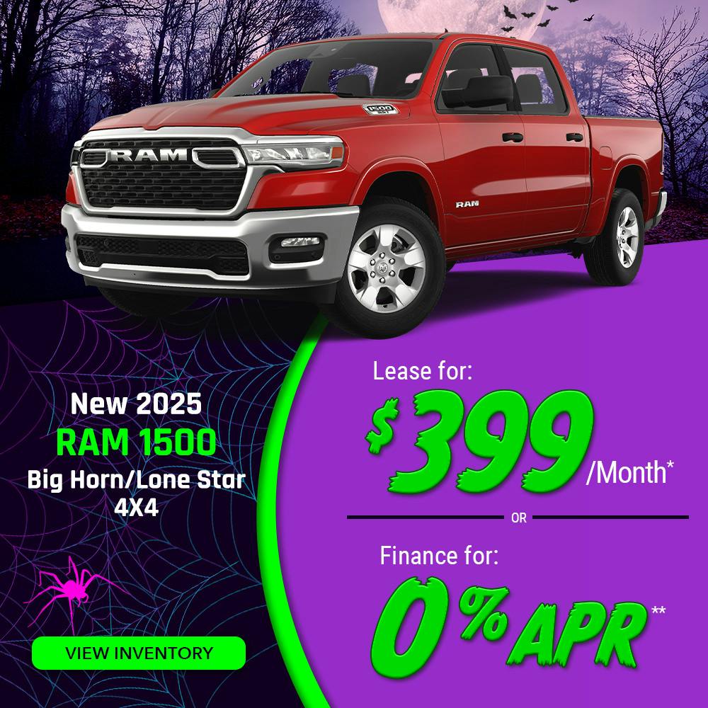 New 2025 RAM 1500 Big Horn/Lone Star 4X4 | Lundgren Rutland