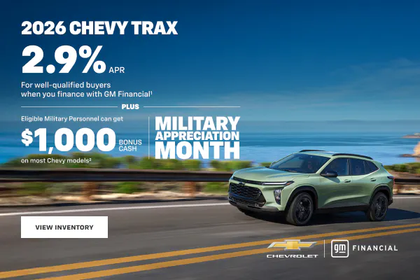 2.9% Chevy Trax