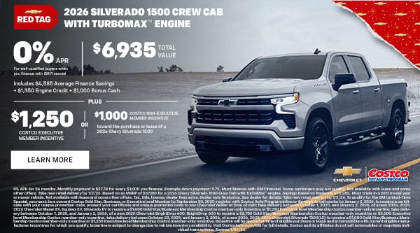 2026 CHEVY SILVERADO 1500 CREW CAB WITH TURBOMAX™ ENGINE | Maxie Price Chevrolet