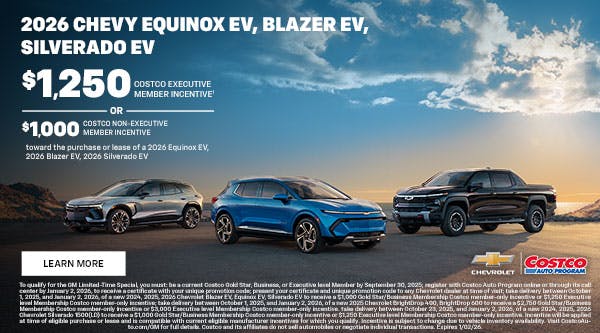 2026 CHEVY EQUINOX EV, BLAZER EV, SILVERADO EV | Maxie Price Chevrolet