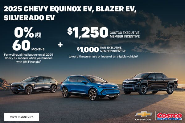 2025 CHEVROLET EQUINOX EV, BLAZER EV, OR SILVERADO EV