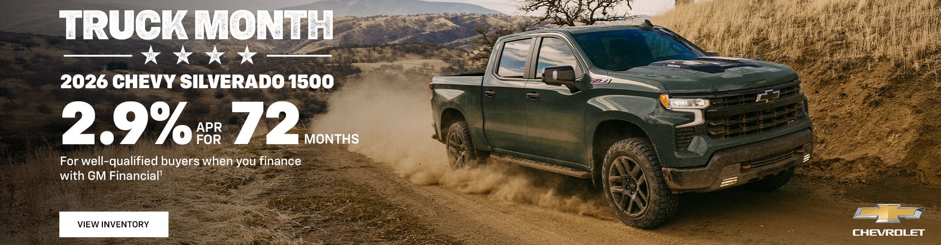 2026 CHEVROLET SILVERADO 1500 – TRUCK MONTH