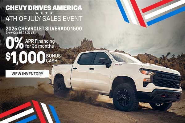 2025 CHEVROLET SILVERADO 1500 CREW CAB RST 5.3L V8