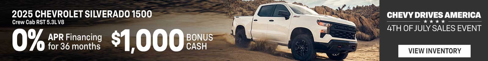 2025 CHEVROLET SILVERADO 1500 Crew Cab RST 5.3L V8