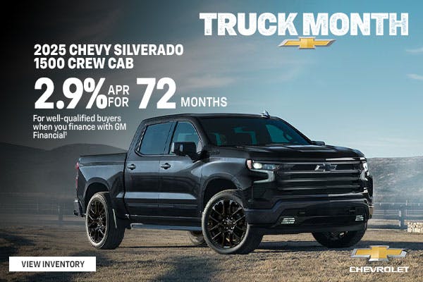 2025 CHEVROLET SILVERADO 1500 CREW CAB – TRUCK MONTH