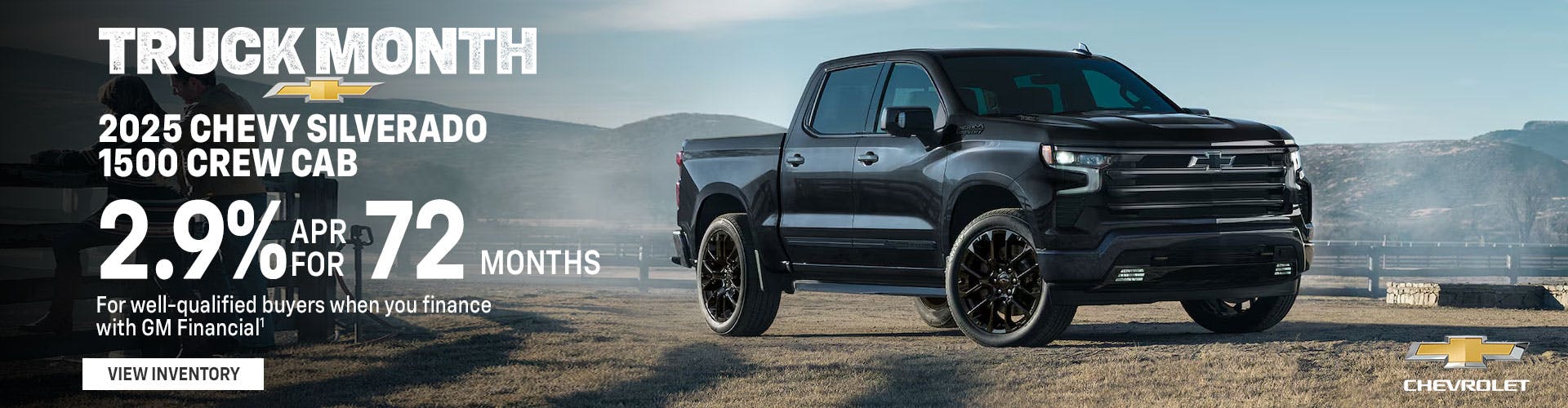 2025 CHEVROLET SILVERADO 1500 CREW CAB – TRUCK MONTH
