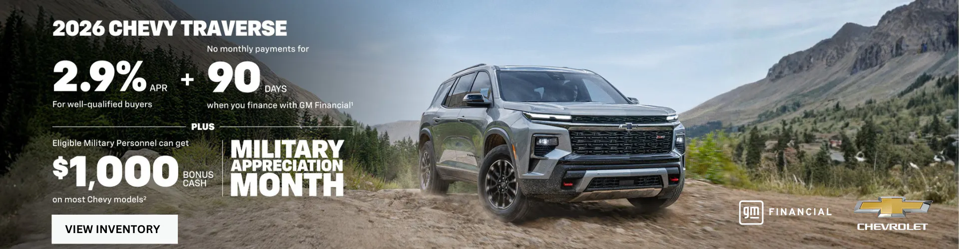 2.9% Chevy Traverse