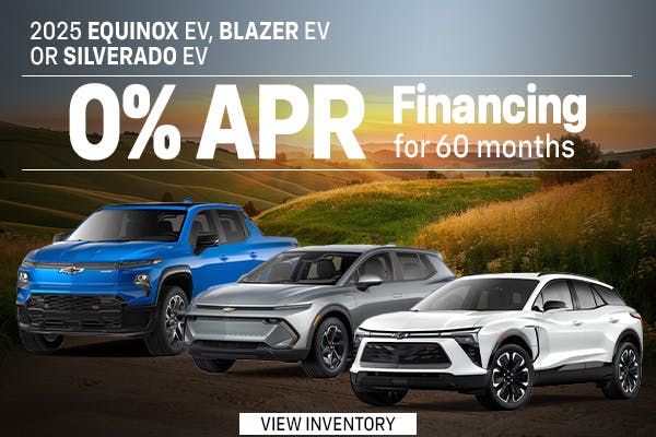 2025 CHEVROLET EQUINOX EV, BLAZER EV, OR SILVERADO EV