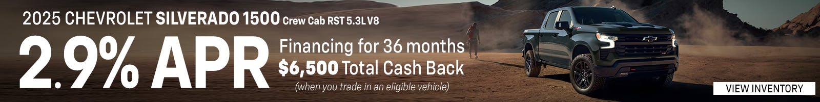 2025 CHEVROLET SILVERADO 1500 Crew Cab RST 5.3L V8