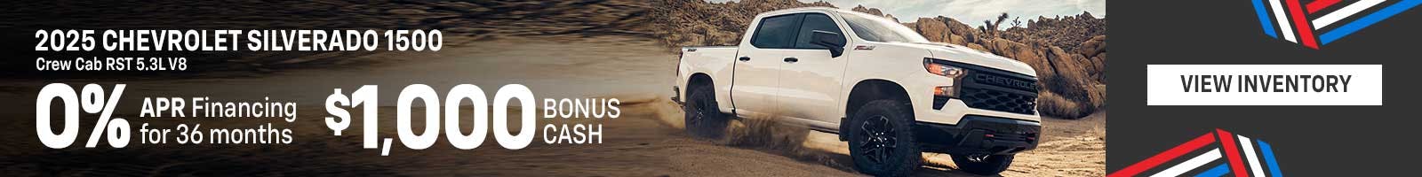 2025 CHEVROLET SILVERADO 1500 Crew Cab RST 5.3L V8