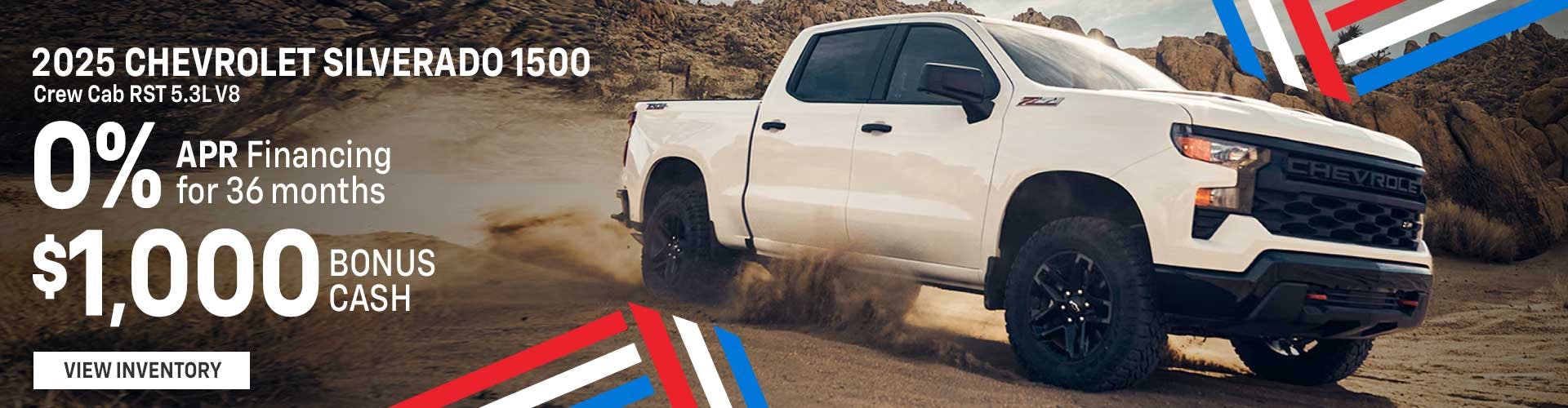 2025 CHEVROLET SILVERADO 1500 CREW CAB RST 5.3L V8