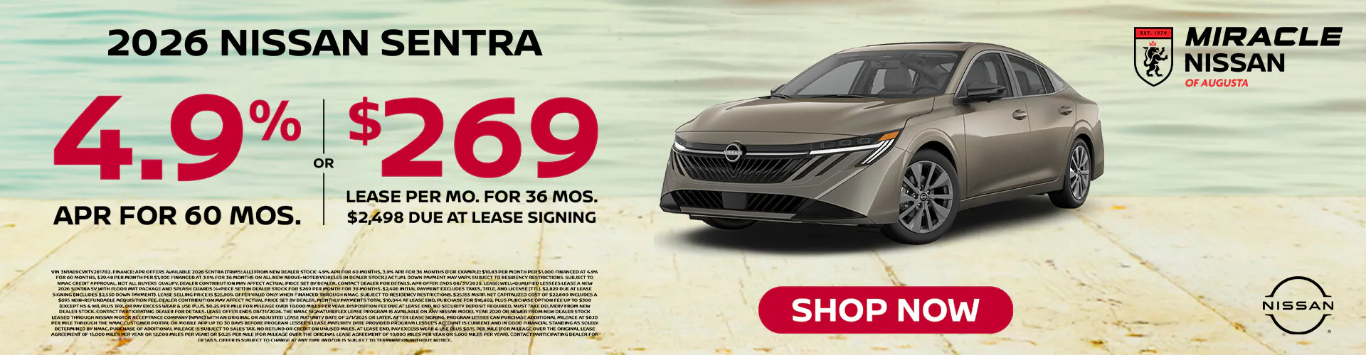 2026 New Nissan Sentra