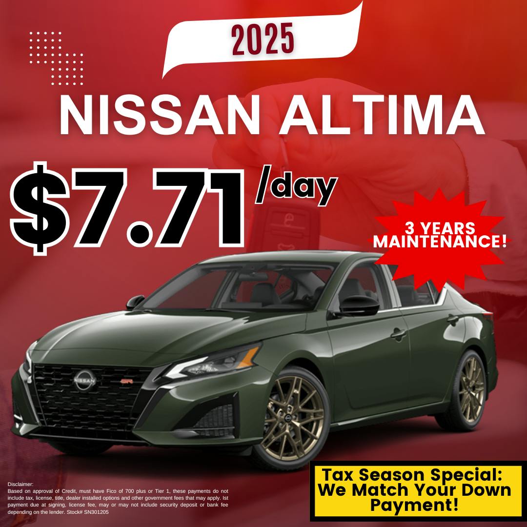 Nissan Altima – March | Miracle Nissan of Augusta