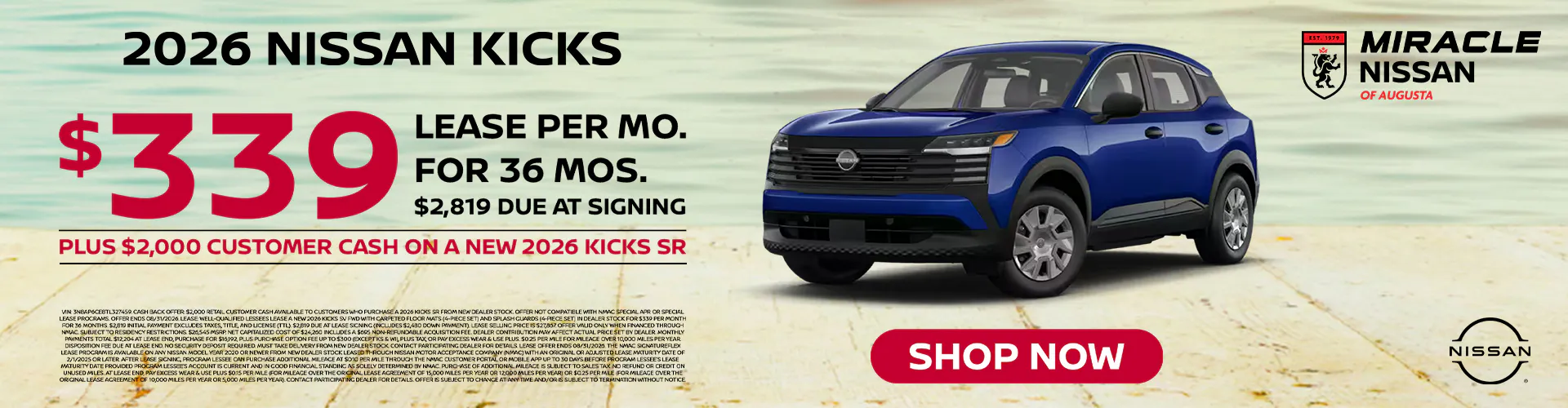 2026 New Nissan Kicks SV FWD
