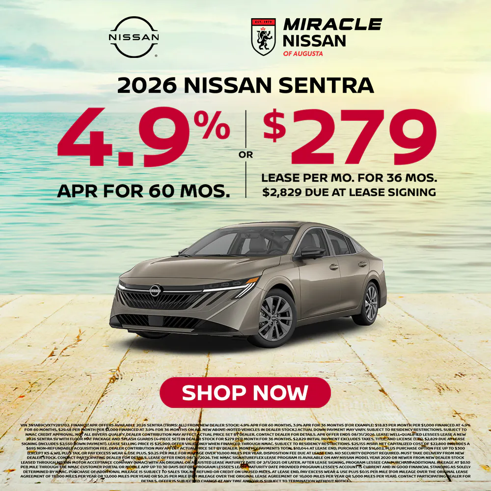 2026 New Nissan Sentra SV