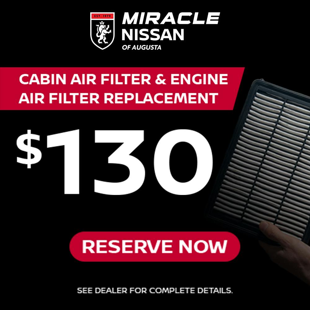 Filter Replacement | Miracle Nissan of Augusta