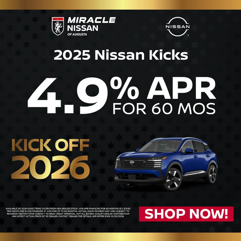 2025 Nissan Kicks 4.9°R 60 MOS