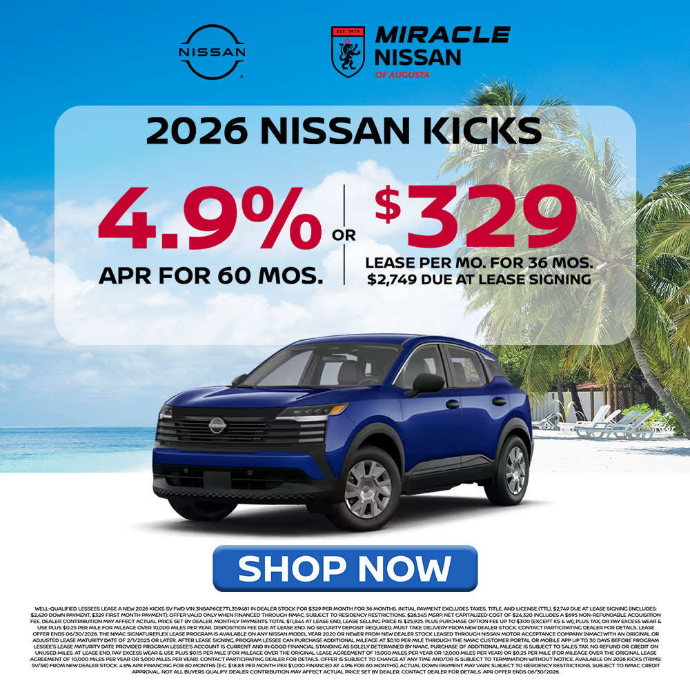 New 2026 Nissan Kicks