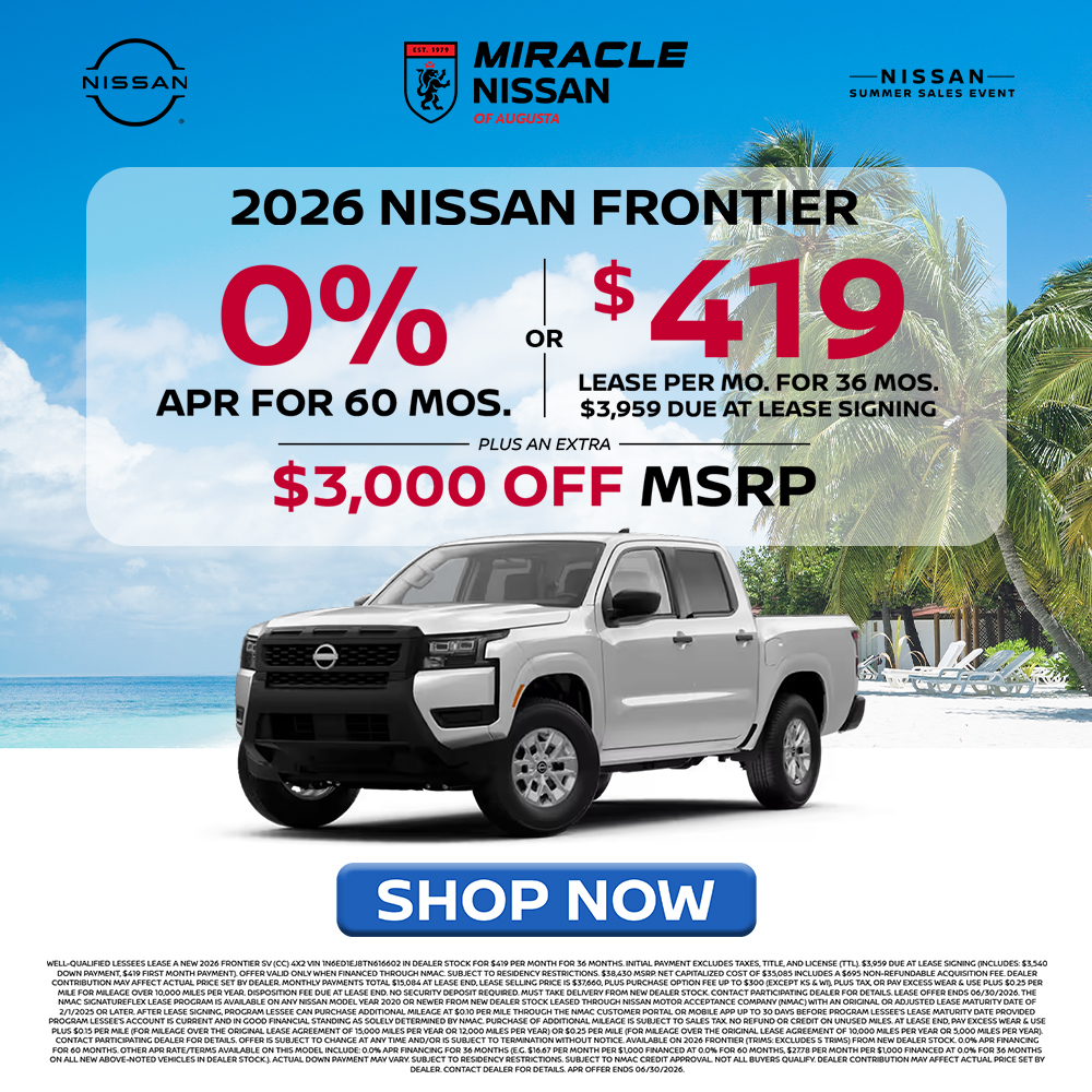New 2026 Nissan Frontier