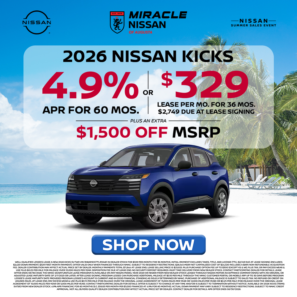 New 2026 Nissan Kicks