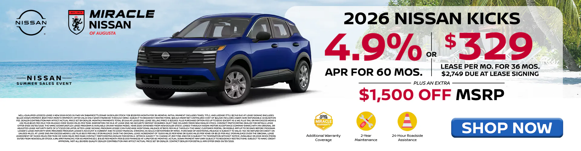 2026 New Nissan Kicks