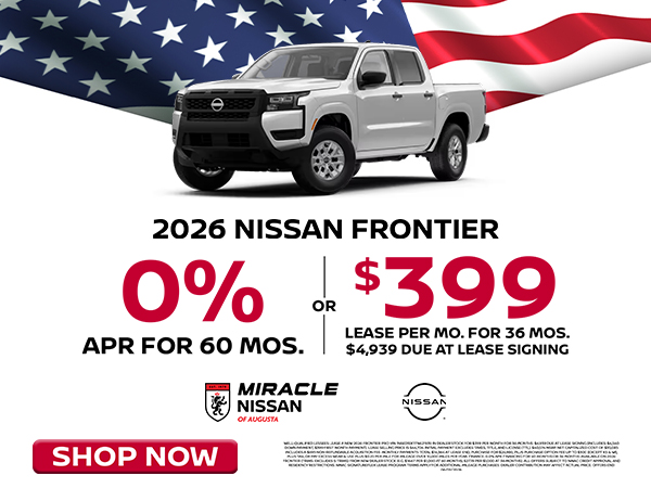 New 2026 Nissan Frontier